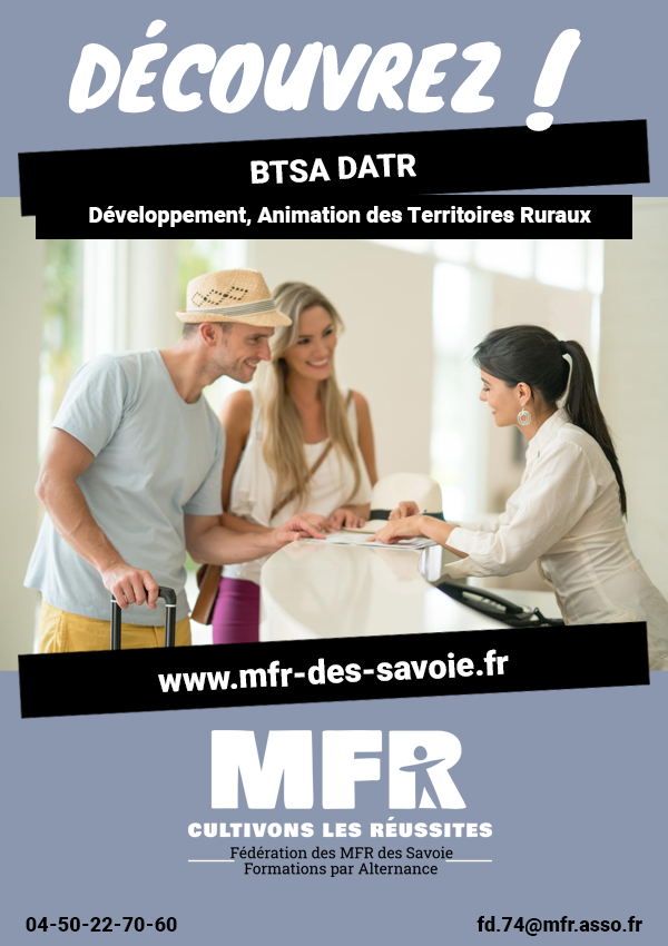 BTSA DATR : Développement, Animation des Territoires Ruraux