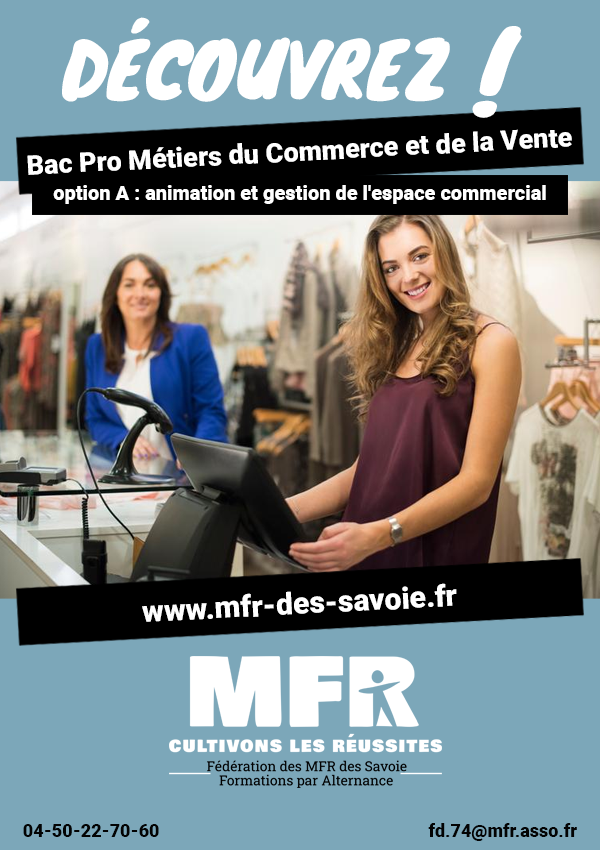 Bac Pro Métiers du Commerce et de la Vente <br> option B : prospection
clientèle et valorisation de l
