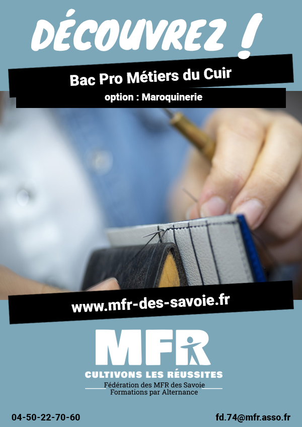 Bac Pro Métiers du Cuir option Maroquinerie