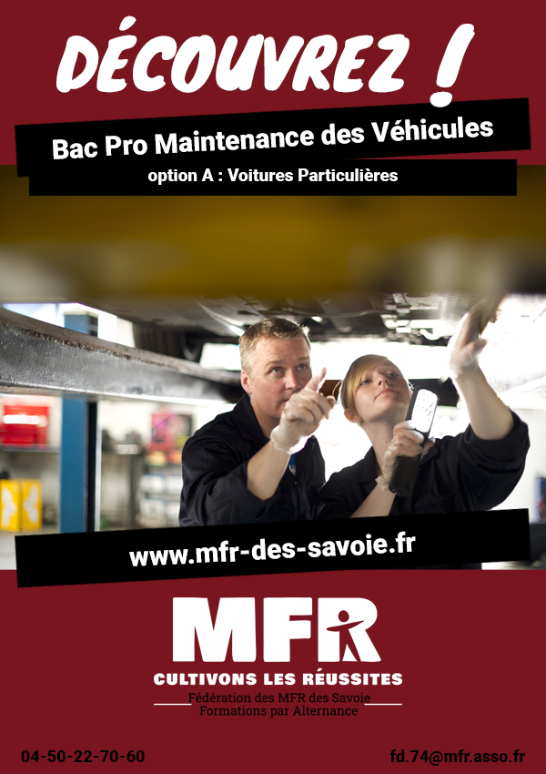 Bac Pro Maintenance de Véhicules option A voitures particulières