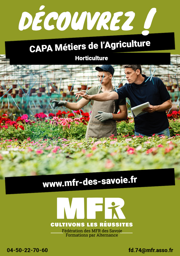 CAPA métiers de l'Agriculture  - Horticulture