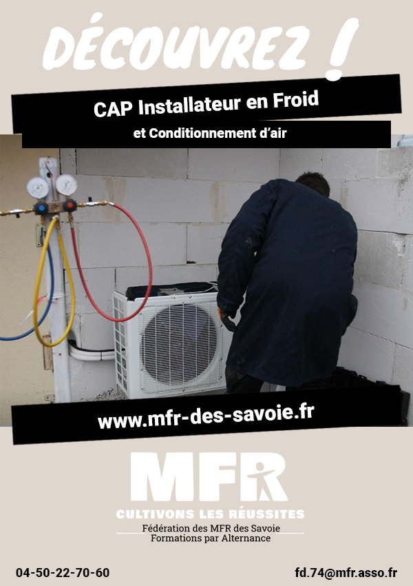 CAP Installateur en Froid et Conditionnement d'air en 1 an