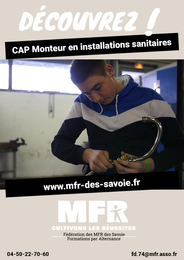 CAP Monteur En Installations Sanitaires Formation En Alternance MFR CAP Monteur En Installations Sanitaires Formation En Alternance MFR