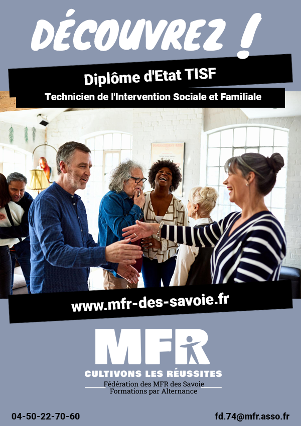 DE TISF : Technicien de l'Intervention Sociale et Familiale