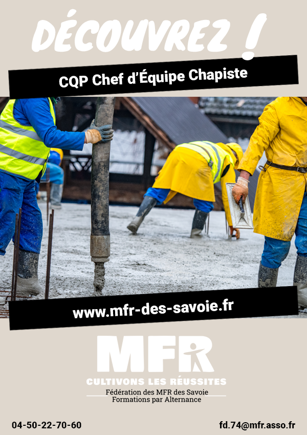 CQP Chef d’Équipe Chapiste