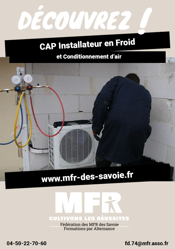 CAP Installateur en Froid et Conditionnement d