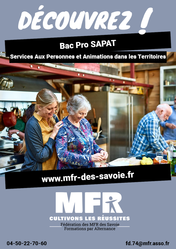 Bac Pro Services Aux Personnes et Animations dans les Territoires