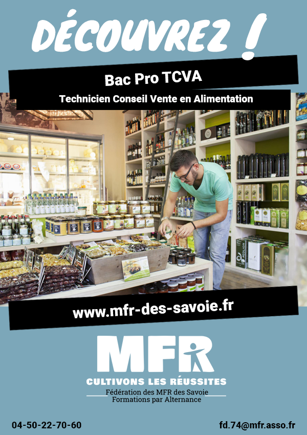 Bac Pro Technicien Conseil Vente en Alimentation - produits alimentaires et boissons